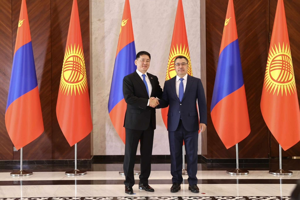 Монгол Улсын Ерөнхийлөгч Ухнаагийн Хүрэлсүхийн Киргиз улсад хийж буй төрийн айлчлал үргэлжилж байна.