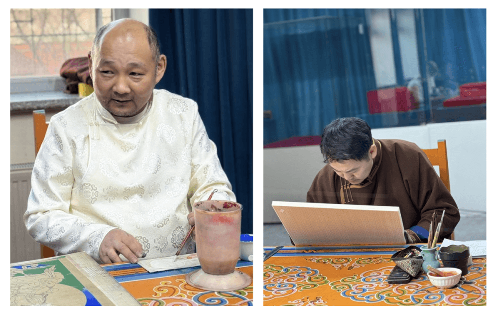 Нэг өдрийн Цагаан дара эх бурхан бүтээж байна