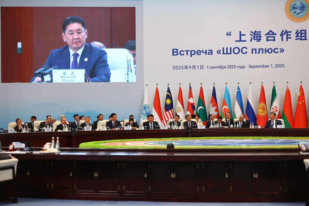 Монгол Улсын Ерөнхийлөгч У.Хүрэлсүх ШХАБ-ын дээд түвшний уулзалтад ажиглагчаар оролцож, үг хэллээ